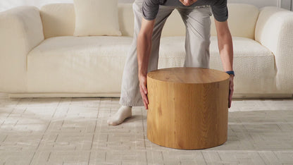 WILLIAMSPACE 2-Piece Nesting Coffee Table Set – Round, No Assembly