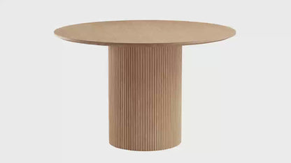 Mid Century Round Dining Table 47 Inch Round Dining Table