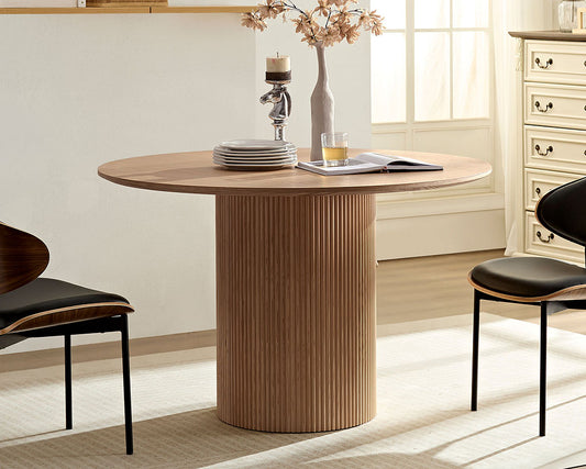 Mid Century Round Dining Table 47 Inch Round Dining Table