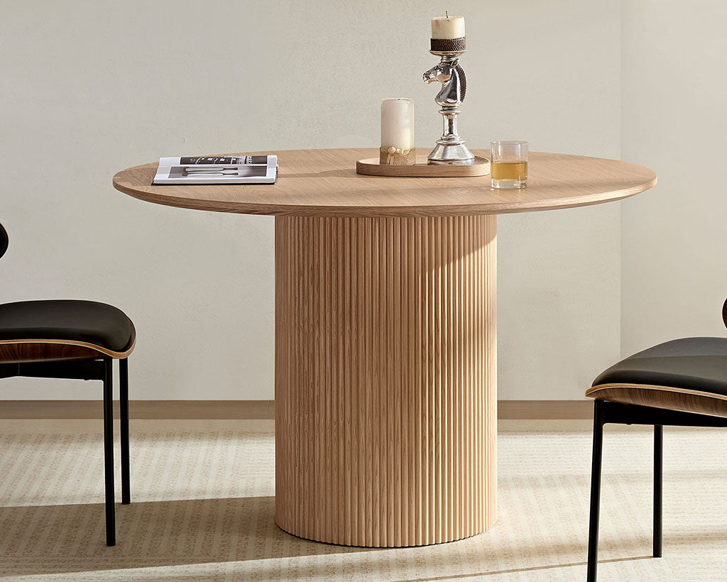 Mid Century Round Dining Table 47 Inch Round Dining Table